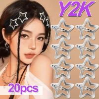 2/20pcs Star Hair Metal Barrettes Grip Accessories Headwear