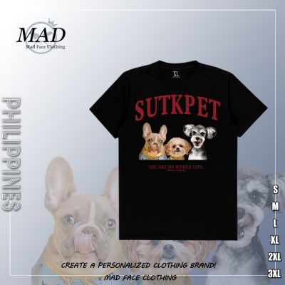 MADFACE เสื้อผ้าน่ารัก Pet-Dog Tee ของขวัญสำหรับคนรักสัตว์เลี้ยง Unisex เสื้อคุณภาพสูง Career T-Shirts