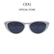 Kính Râm Bầu Dục Gọng Trắng CIDU Mk21