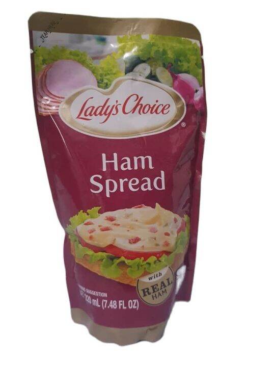 Ladys Choice Ham Spread in Pouch (3 packs x 220 ml) Lazada PH