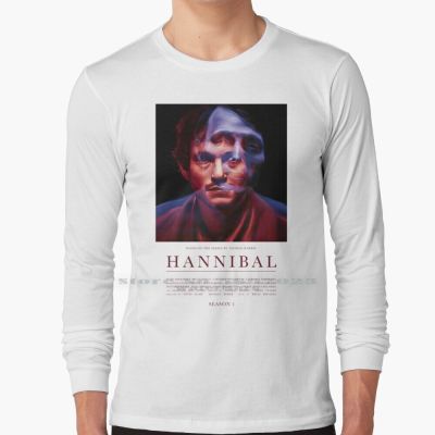 Hannibal-Season 1 Long Sleeve T Shirt 100 Pure Cotton Big Size Hannibal Hannibal Lecter Will Mads Mikkelsen Hugh Dancy