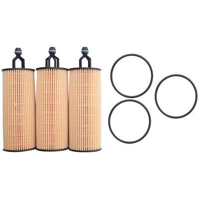 Set of 3 Oil-Filters for Jeep Mopar Chrysler Dodge Ram 3.2L 3.6L Pentastar Engine 68191349AA 68191349AC