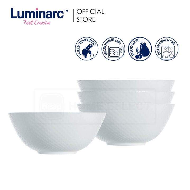 LUMINARC 4PC DIWALI PRECIOUS NOODLE BOWL 18CM / V3062 Lazada