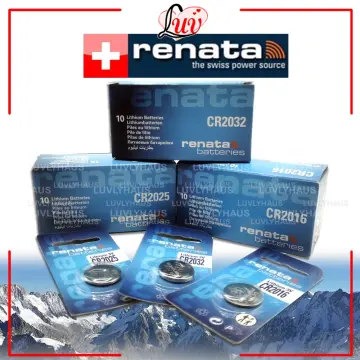Renata CR2016 Battery 3v Lithium Coin Cell