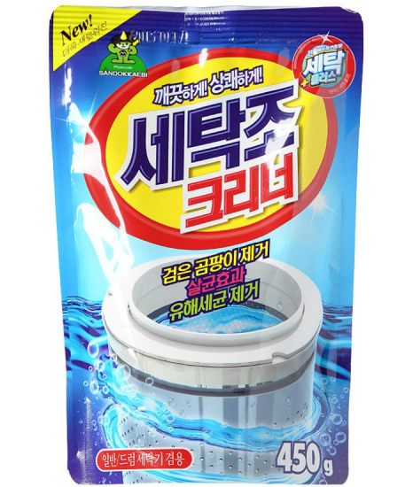 Bột tẩy vệ sinh lồng máy giặt hàn quốc sandokkaebi 450g - ảnh sản phẩm 1