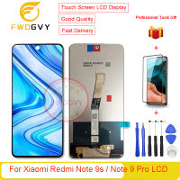 FWDGVY 6.67 "ของแท้สำหรับ Xiaomi Redmi Note 9S / Note 9 Pro รองรับสัมผัสหน้าจอ LCD หน้าจอดิจิตอล Lcds