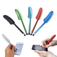 Universal Tablet Touch Screen Pen Styluses Capacitive Pen Fashion Feather Shape Plastic Painting Mobile Phone Capacitance Pen Stylus Pens