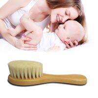 2/piece of baby natural wool comb high-quality wooden baby hairbrush suitable for newborns and toddlers