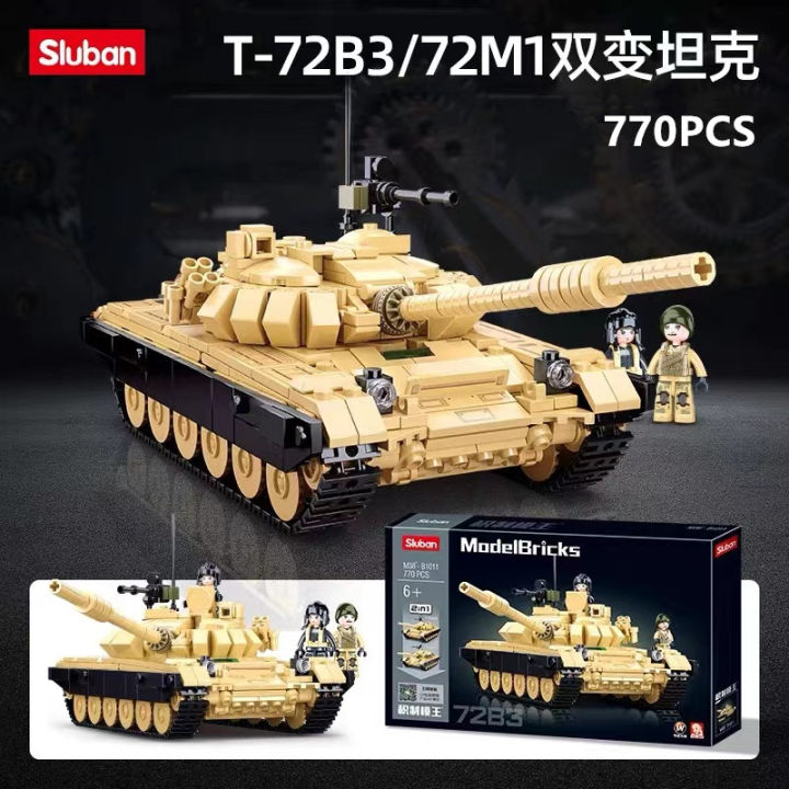 770pcs-army-land-force-t-72b3-dual-variable-main-battle-tank-mbt-อิฐยานพาหนะอาวุธ-creative-building-blocks-ของเล่นเด็ก