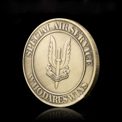 【CC】ↂ卍♣  British Commemorative Coin Who Dares Wins Air Service Collectibles Gifts