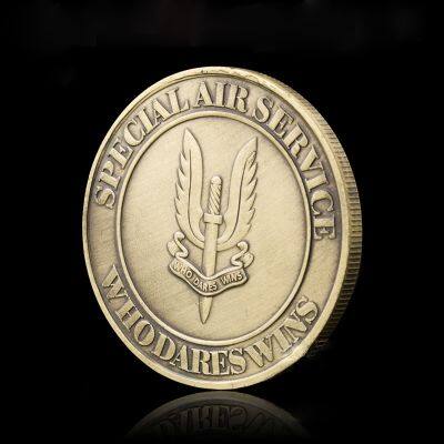 【CC】ↂ卍♣  British Commemorative Coin Who Dares Wins Air Service Collectibles Gifts