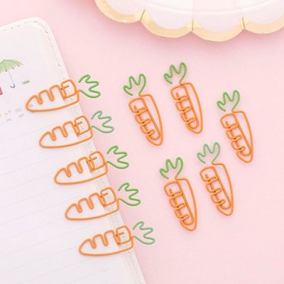 Creative Kawaii Cartoon Candy Color Multiple Office Metal Paper Clip Pin Bookmark Stationery School Office Supplies Decorat