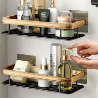 Bathroom Shelves New No-Drill Corner Shelf Shower Caddy Storage Rack Shampoo Holder Toilet Organizer Bathroom Accessories Set