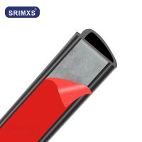 ✟ Sloping D-type Door Seals Waterproof Trim Strips Insulation Sound-absorbing Damping Rubber Seals