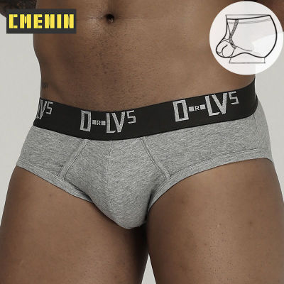 (1 Pieces) Sexy Men Underwear Briefs Fashion Cotton Men Underpants Brief Lingerie U Pouch Breathable Innerwear Jockstrap OR209B