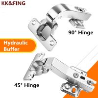 {MEOW Home Store} Kfing Engsel Hydraulic Ulis 45 °/90 ° Pintu Kabinet dengan Khusus Buffe untuk Lipat 45/90 Derajat