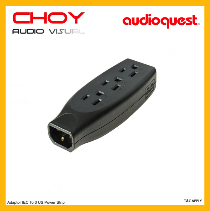 Audioquest Adaptor IEC To 3 US Power Strip Lazada