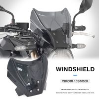 ใหม่สำหรับ Honda CB1000R CB650R CB 1000 R CB 650 R 2021กระจกบังลมกระจกรถยนต์กันลมที่มีขายึด CB 650 1000 R อุปกรณ์เสริม