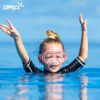 COPOZZ Underwater Scuba Diving Mask And Snorkel Anti-Fog Goggles Glasses Diving Swimming Easy Breath Tube Set For Kids Children