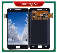 จอแสดงผล LCD ต้นฉบับสำหรับ Samsung Galaxy S2 I9100ดิสเพลย์หน้าจอ LCD สัมผัสทำให้เป็นดิจิทัลประกอบสำหรับ Samsung S2 I9100 LCD