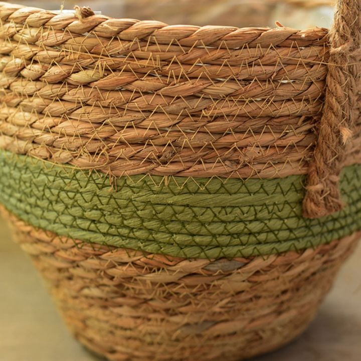 handwoven-straw-flower-pot-indoor-plants-container-laundry-toy-storage-basket-for-garden-home-decoration