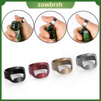 ZOWBRSH 1/3PCS มีเอกลักษณ์ สแตนเลส อุปกรณ์บาร์ เครื่องมือครัว ที่เปิดแหวนนิ้ว แกดเจ็ต ที่เปิดขวดเบียร์