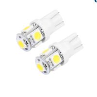 ส่งจากไทย ?? #759 หลอดไฟ LED T10 5SMD 12 V สีขาว หลอดไฟหรี่รถยนต์และรถจักรยานยนต์ 1 หลอด 9.9