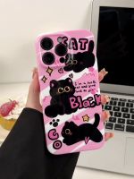 15 case หนัง Little Black Cat Apple 15PROMAX เคสมือถือ1413 Girlfriends 12เคสแข็ง11เคส78XR