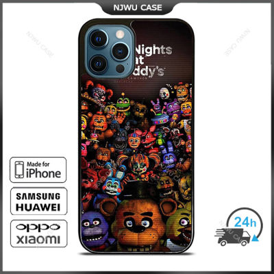 Five Nights At Freddys Fnaf Phone Case for iPhone 14 Pro Max / iPhone 13 Pro Max / iPhone 12 Pro Max / XS Max / Samsung Galaxy Note 10 Plus / S22 Ultra / S21 Plus Anti-fall Protective Case Cover