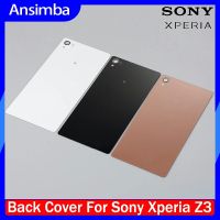 Ansimba สำหรับ Sony Xperia Z3 L55T Z3 D6603ฝาหลังแก้ว NFC กันน้ำเปลี่ยนฝาหลังปลอกหุ้มช่องหลัง