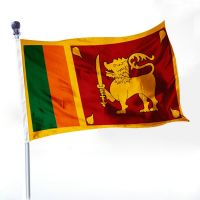 ZXZ free shipping Sri Lanka flag banner 3x5ft 90x150cm Sri Lanka hanging Flag indoor outdoor for decoration