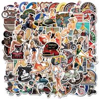 【hot】☊▽✼  10/50/100pcs Poster Motorcycle Personality Sticker for Laptop Skateboard Luggage Decal classic toys