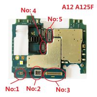 10PCS Original New LCD Display Charging Screen แบตเตอรี่ ขั้วต่อ FPC สําหรับ Samsung A12 A125F A125 A125F / DS on Board / Flex Cable