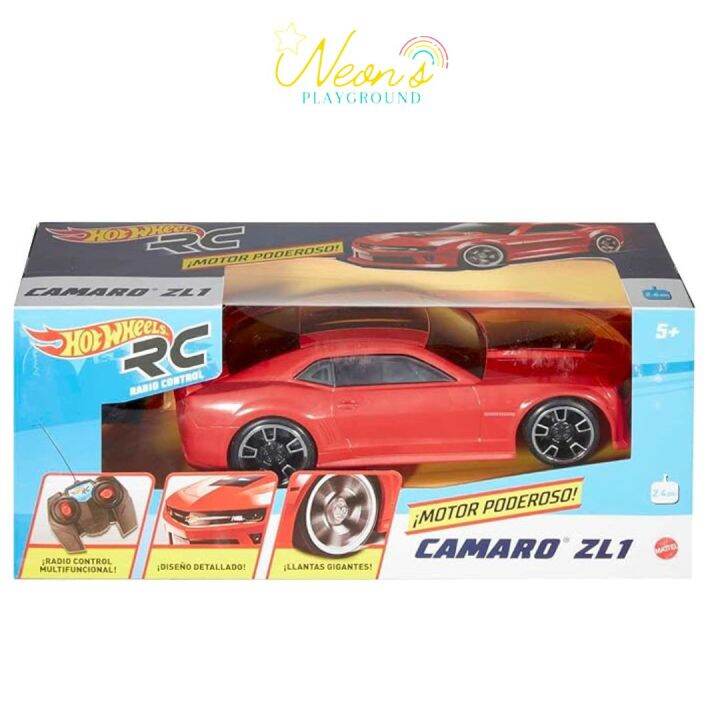 Hot Wheels RC Red Zl1 Camaro, FullFunction RemoteControl Toy Car