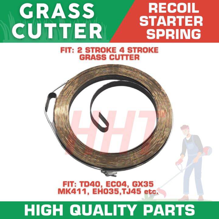 Grass Cutter Brush Cutter Recoil Starter Spring 2 Stroke Grass Cutter 4