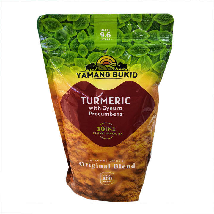 YAMANG Bukid 10 in 1 Turmeric Tea Powder 400g Lazada PH