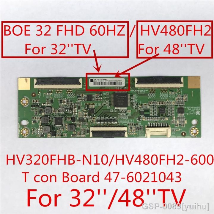 yuihu-hv480fh2-600-hv320fhb-n10-t-con-board-47-6021043ต้นฉบับ-t-con-placa-boe-32-fhd-60hz-สำหรับทีวี-hv480fh2-48