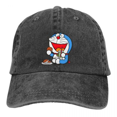 Pure Color Dad Hats Funny Womens Hat Sun Visor Baseball Caps Doraemon Cat Cartoon Manga Series Peaked Cap
