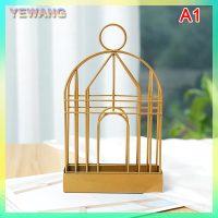 YEWANG Nordic Style Birdcage รูปร่างหน้าร้อนวันเหล็กกันยุงชั้นวาง