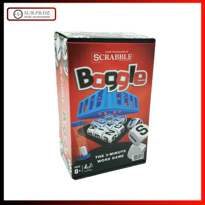 【 Stock】Board เกม Scrabble Boggle 3นาทีเกมคำค้นหา Fast เกมความคิดการเรียนรู้คำเกม