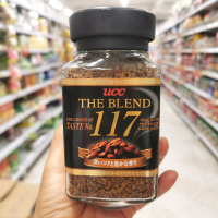 UCC The Blend No.117 Instant Coffee ยูซีซี เดอะเบลน กาแฟสำเร็จรูปสูตร 117 รสชาติเข้มข้น  ขนาด 90 กรัม