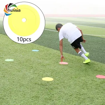 12Pcs Colored Spot Marker Non-Slip Agility Markers Flat Cones Dots For  Football Basketball Training Dance Practice