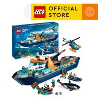 LEGO City 60368 Arctic Explorer Ship Building Toy Set (815 Pieces)