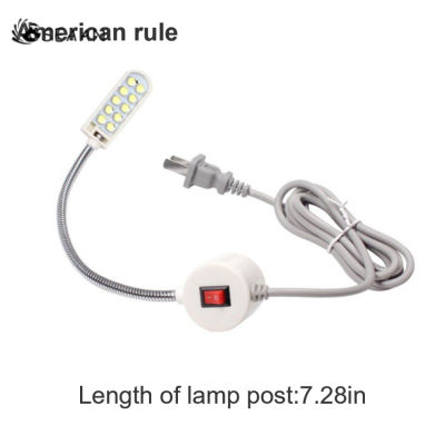 ไฟ LED ทำงานพร้อมจักรเย็บผ้าแม่เหล็ก Light Industrial Flat Car Light Clothing Car Light Eye Protection Desk Lamp