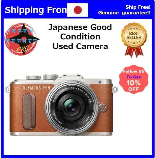 [Japanese Used Camera]OLYMPUS Mirrorless SLR EPL8 lens kit brown Lazada