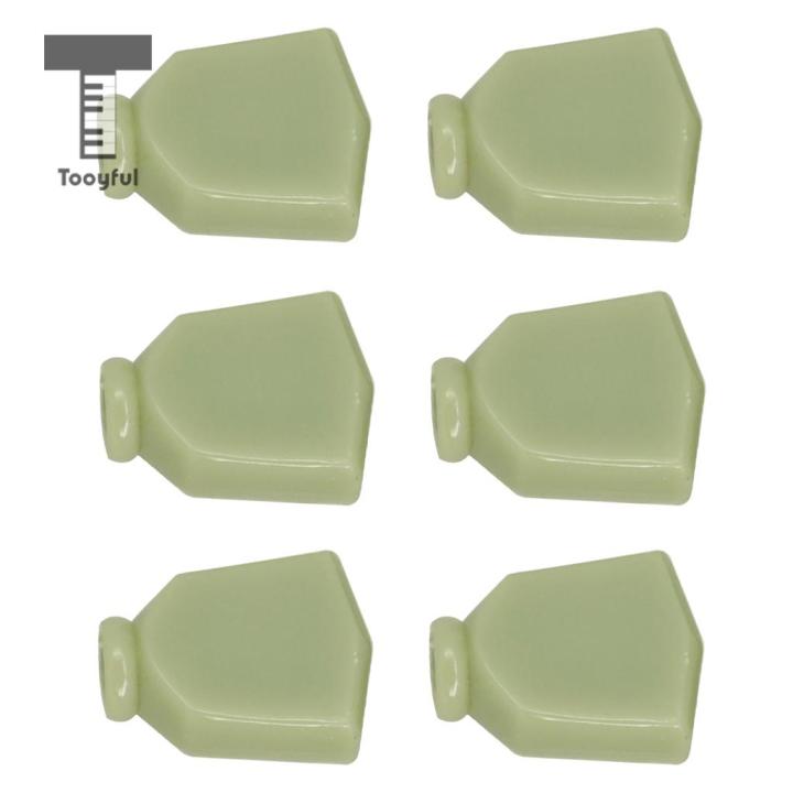 tooyful-6-pcs-plastic-jade-green-trapezoid-guitar-tuning-peg-key-tuners-machine-heads-button-knobs-handle-cap