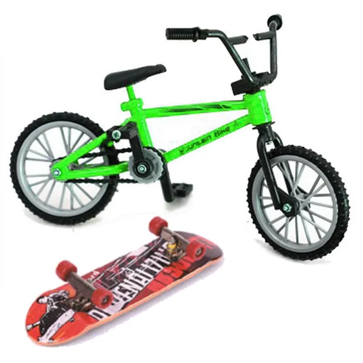 Skatepark Mini Finger Bike Bicycle & Fingerboard Skateboard Board Set Lazada PH