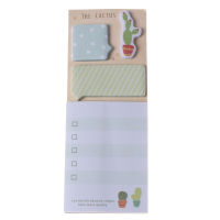 Cactus Planner Notepad Cute Pad Sticky Notes