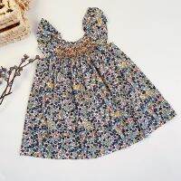 Baby Girls Dresses Princess Girl Clothes 2023 Ins Brand Cotton Summer Linen Clothing European &amp; America Toddler Kids Girl Dress  by Hs2023