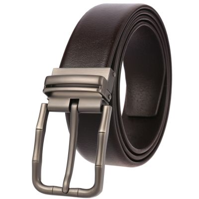 Pin buckle belt leisure belt leather belts on the second floor perforated LY35-3947-4 ✹■
